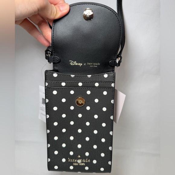 Disney X Kate Spade New York Minnie Mouse North South Flap Phone Crossbody - Picture 2 of 8